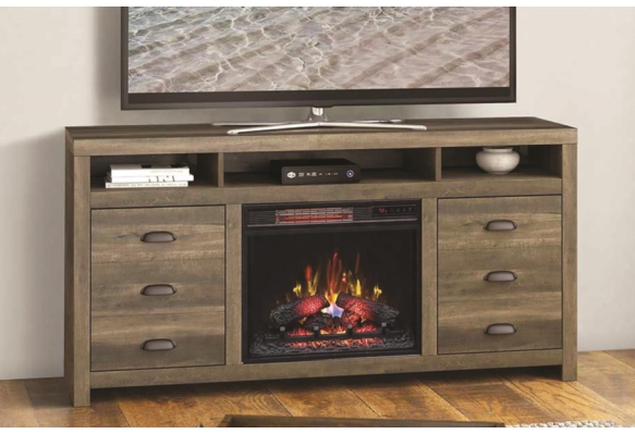 70" Wilder Media Fireplace